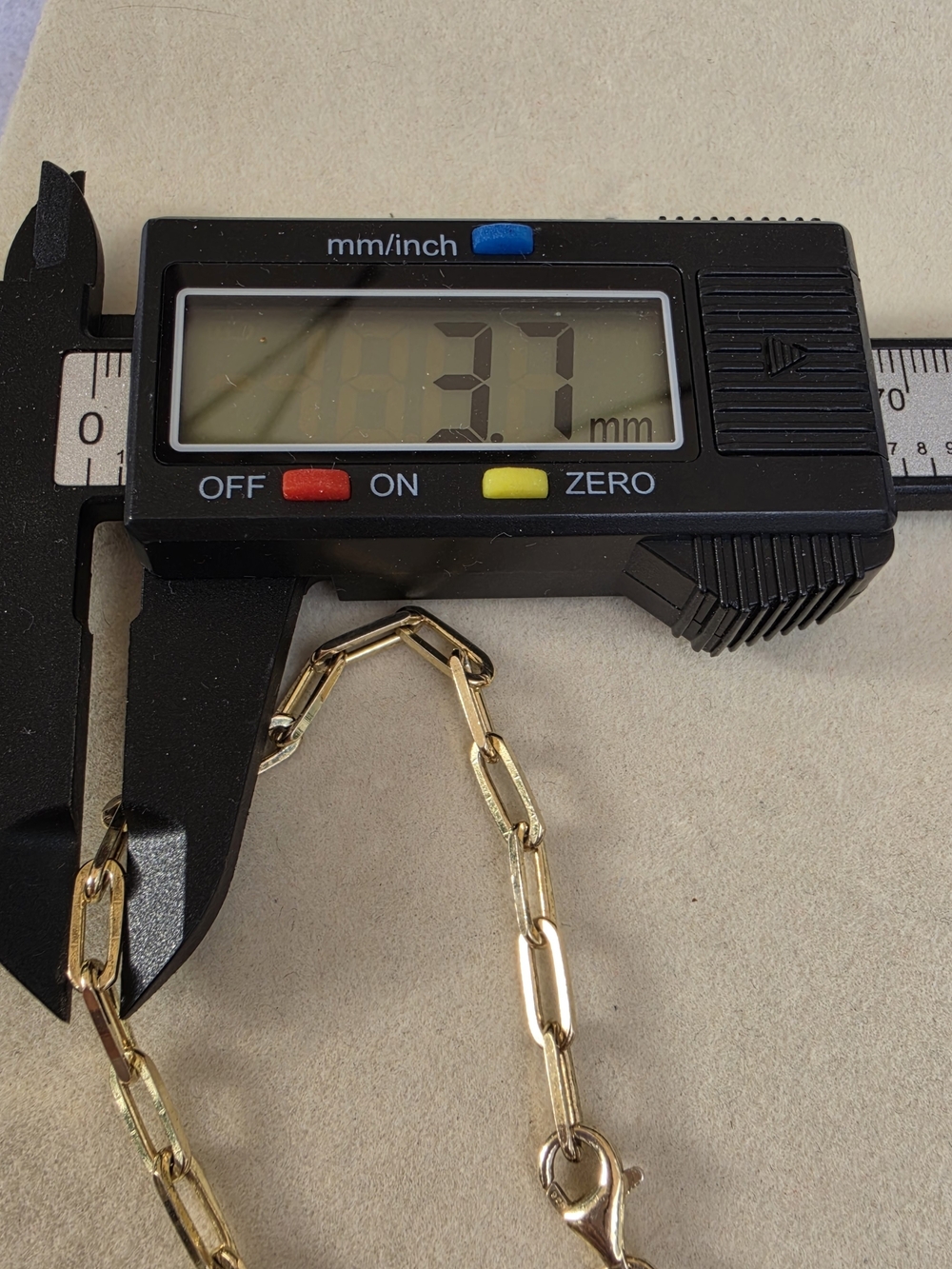 Lisa Gozlan Gold on Sterling Silver Paperclip Bracelet • 8" • 5.85g - Picture 3 of 6